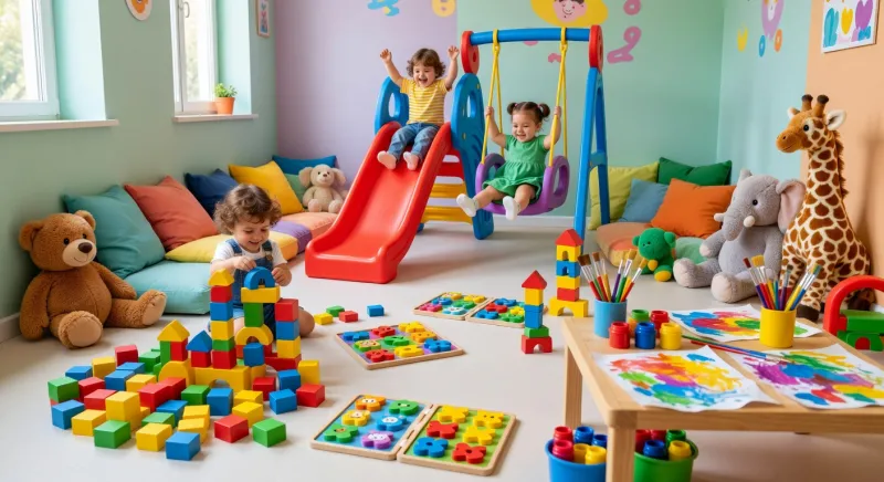 swings and slides for toddlers