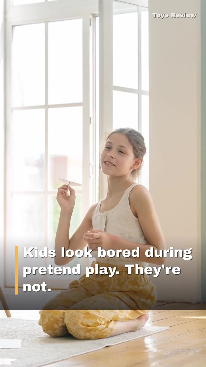 That blank stare during pretend play isn't checked out — it's deeply in.
